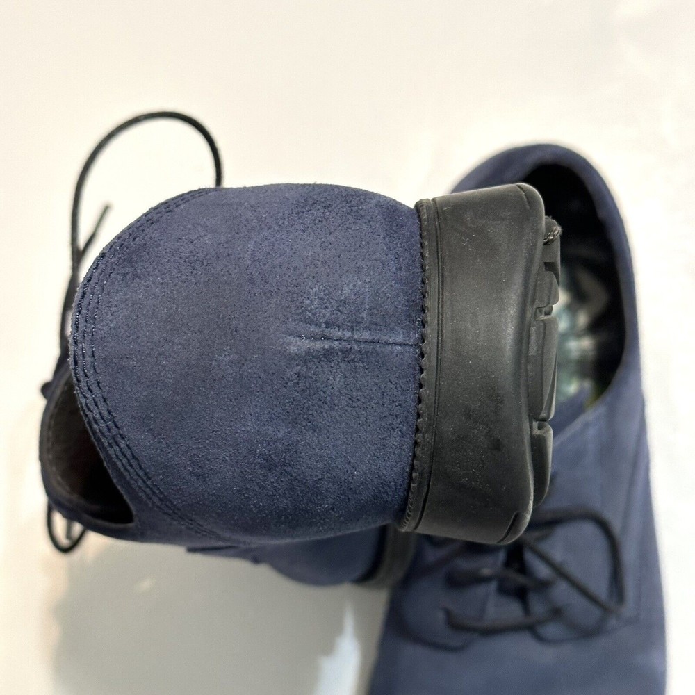 Camper Shoes US Mens Size 8 Oxford Derby Navy Blue Suede Leather Lace Up EU 41 - Picture 6 of 14